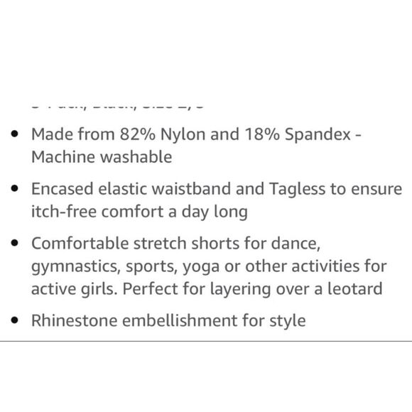 Black sports shorts - Picture 9 of 10